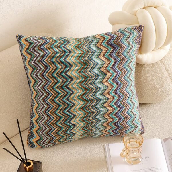 Bohemian Soft Knit Multi-Use Crochet Blanket with Tassels - Image 20