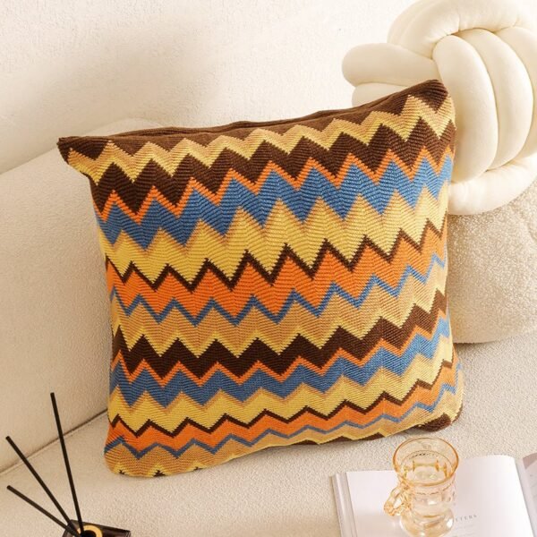 Bohemian Soft Knit Multi-Use Crochet Blanket with Tassels - Image 21
