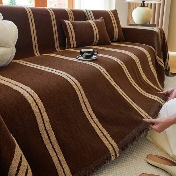 Chenille Anti Scratch Sofa Protector Full Cover Couch Cover - Image 2