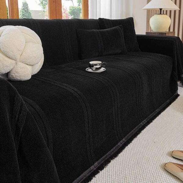 Chenille Anti Scratch Sofa Protector Full Cover Couch Cover - Image 3