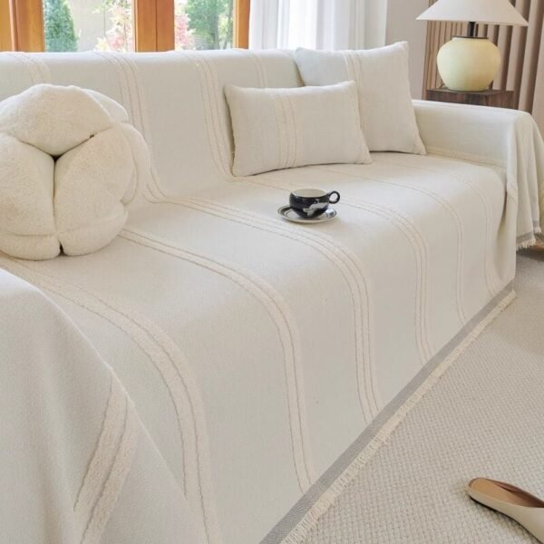 Chenille Anti Scratch Sofa Protector Full Cover Couch Cover - Image 4