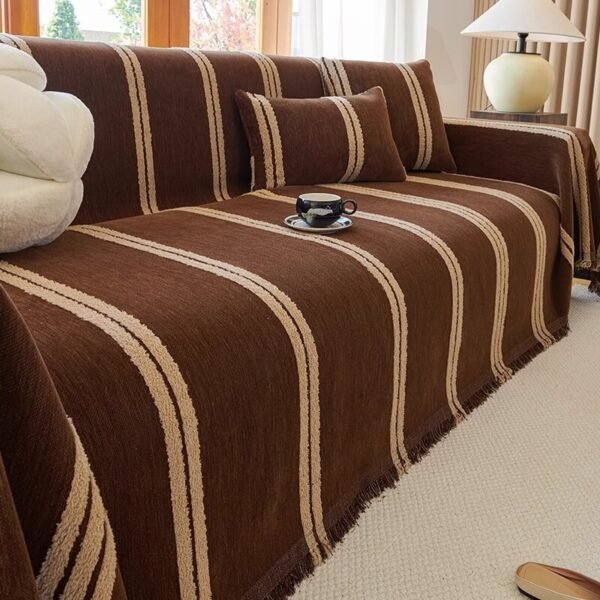 Chenille Anti Scratch Sofa Protector Full Cover Couch Cover - Image 7