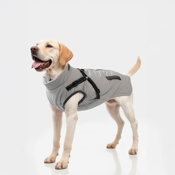 Adjustable Waterproof Warm Outdoor Dog Harness Jacket - Image 8