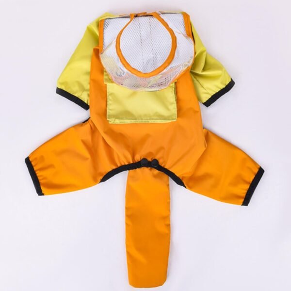 All-Weather Waterproof Full-Coverage Reflective Dog Hooded Raincoat - Image 9