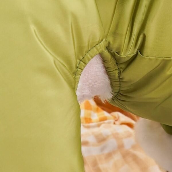 Back-Opening Waterproof & Windproof Four-Legged Outdoor Dog Coat - Image 5