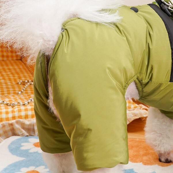 Back-Opening Waterproof & Windproof Four-Legged Outdoor Dog Coat - Image 4