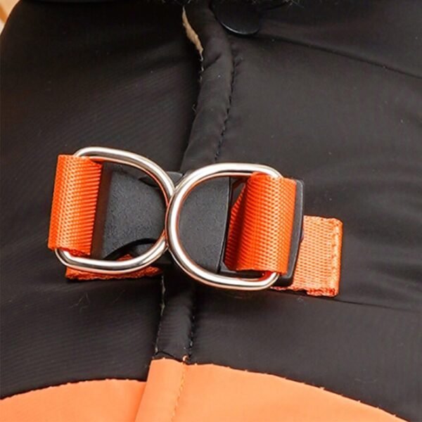 Back-Opening Waterproof & Windproof Four-Legged Outdoor Dog Coat - Image 3