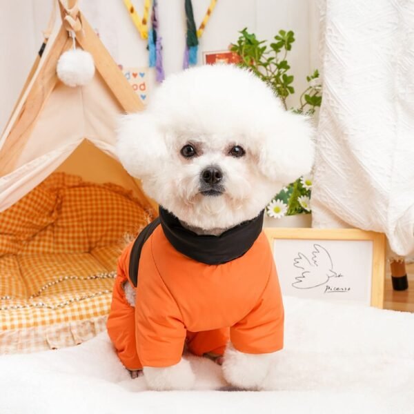 Back-Opening Waterproof & Windproof Four-Legged Outdoor Dog Coat - Image 10