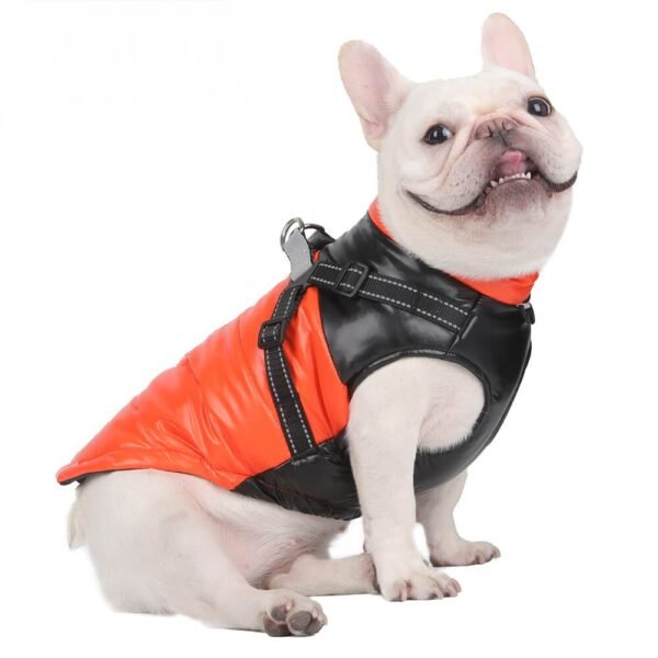 Chic Reflective Waterproof Safety Adjustable Fit Warm Dog Jacket - Image 7