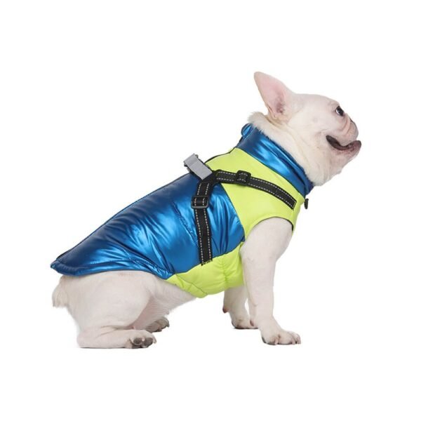 Chic Reflective Waterproof Safety Adjustable Fit Warm Dog Jacket - Image 8