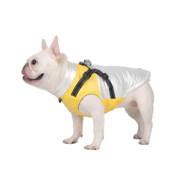 Chic Reflective Waterproof Safety Adjustable Fit Warm Dog Jacket - Image 9