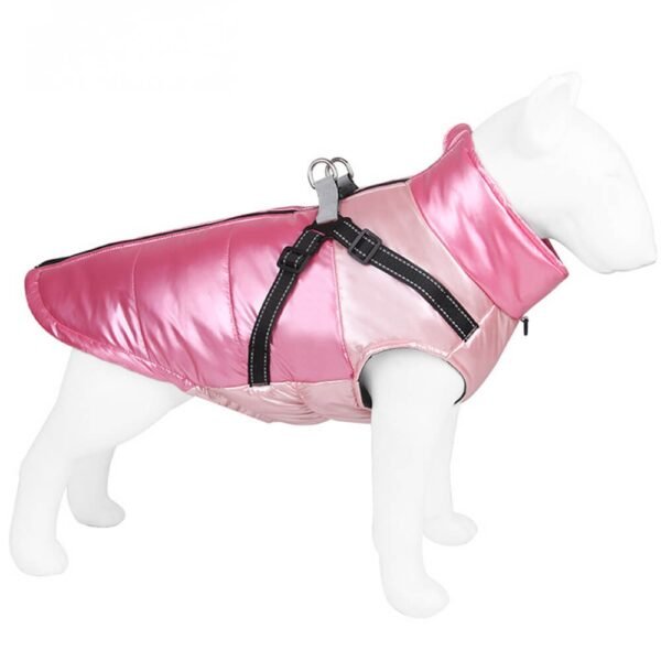 Chic Reflective Waterproof Safety Adjustable Fit Warm Dog Jacket - Image 11