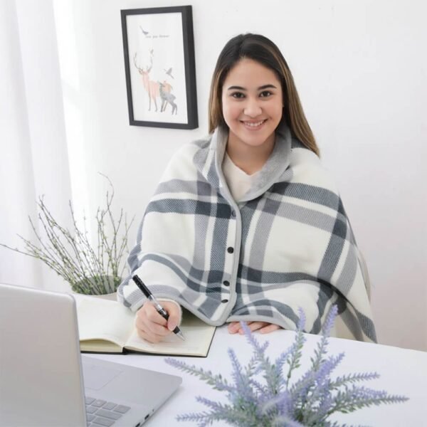 Classic Plaid Soft Flannel Multi-Purpose Nap Throw Blanket - Image 3