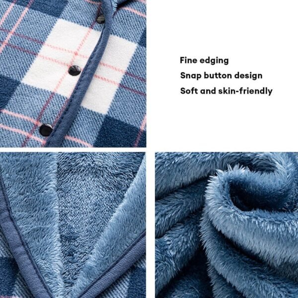 Classic Plaid Soft Flannel Multi-Purpose Nap Throw Blanket - Image 5