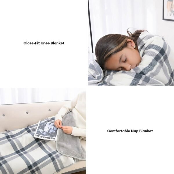 Classic Plaid Soft Flannel Multi-Purpose Nap Throw Blanket - Image 4