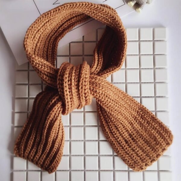 Cozy Knit Soft Warm Adjustable Fit Dog Scarf - Image 8